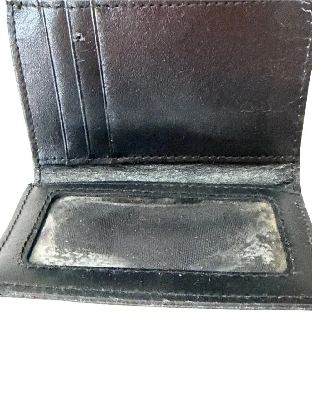 Orange County Choppers OCC Genuine Leather Chain Wallet Biker Motorcycle Trifold